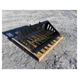 Unused GIYI Mini Skid Steer Rock Bucket ~44"