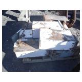 Metal Calf Pen Grain Feeders