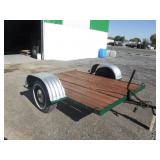 Single Axle Tilt Deck Utility Trailer