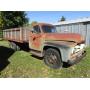 55 Ford F-600, V8, 13ft. Wood Box & Hoist, 4/2 Spd