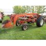 55 Allis Chalmers WD45 Gas, Farmhand Hyd. Loader