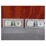 1935 & 1957B Series One Dollar Silver Certificates
