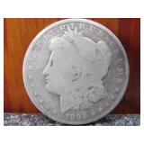 1892-O Silver Morgan Dollar Better Date