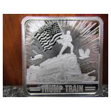 1oz Silver Trump Train