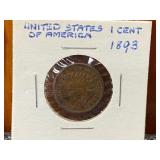 1893 US Indian Head Cent