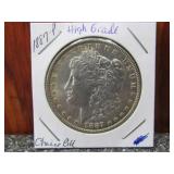 1887-P Silver Morgan Dollar High Grade