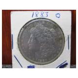 1883-O Silver Mogan Dollar