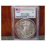 2010-Silver Eagle Dollar PCGS MS69 First Strike