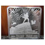 1oz Silver Trump Train