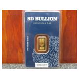 SD Bullion 1/10th Oz Gold Bar