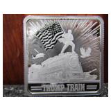 1oz Silver Trump Train