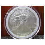 2008 1oz Silver American Eagle One Dollar