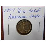 1997 1/10th Oz Gold American Eagle