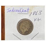 1863 US Indian Cent