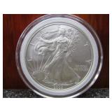2008 1oz Silver American Eagle One Dollar