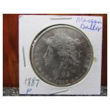 1887-P Silver Morgan Dollar