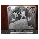 1oz Silver Trump Train