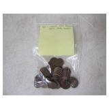 50-Wheat Cent Pennies Some Early Dates