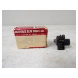 Red Field Gun Sight Co. .22 Receiver Sight Grooved
