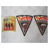 2-Twister Broadheads 100gr, GoldTip Gladiator