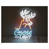 Coors Light Deer LED Neon Sign 10w x  15.5in. T