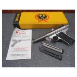 Ruger Mark II Target Pistol 22LR Semi, Stainless