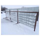 20ft x 6ft Free Standing Panelsw/Tin for Windbreak