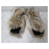 NEW-Hand Stitched Coyote Mittens, Size Large