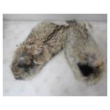 NEW-Hand Stitched Coyote Mittens, Size Medium
