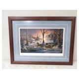 Racing Home by Terry Redlin Signed 354/19500 36.5w