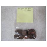 50-Wheat Cent Pennies Some Early Dates