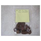 50-Wheat Cent Pennies Some Early Dates
