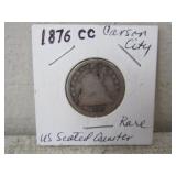 1876 CC Carson City US Sealed Quarter