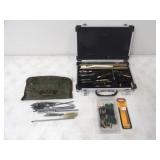 Gun Cleaning Supplies w/Case & Army Pack