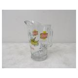 Schmidt Beer Glass Pitcher w/Wildlife Animals