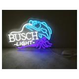 14x9.75 Busch Light Fish LED Neon Sign
