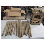 Wood Crate w/16 Wood Handles