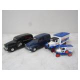 ERTL 1951 GMC Panel Van for True Value Coin Bank,&