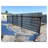 Free Standing Cattle Panel Wind Break, 20ft.6in W,