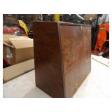 Wooden Storage Box w/Latch to Lock 23x21x12in.