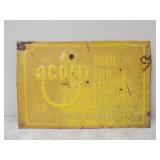 Acorn Stevens Point Wisconsin Tin Sign 17.5x11.5in