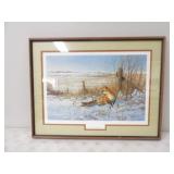 December Snowfall Red Fox by Michael Sieve Signed