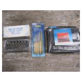 Drill Bit Holder, 14pc Punch & Chisel Set, &