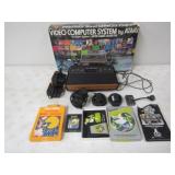Atari CX-2600 Video Computer System w/2-Games& Box