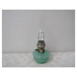 Aladdin Model B Oil Lamp in Jade Green Moonstone