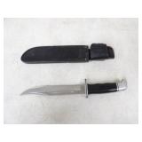 Buck 120X 7.25in Blade Knife w/Leather Sheath