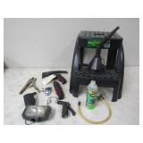 2-Step Plastic Stool 250lb Cap, 2-Cordless Swivel