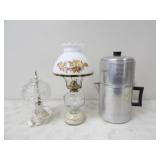 Drip-O-Lator 18 Cup Coffee Pot,Milk Glass Hurrican