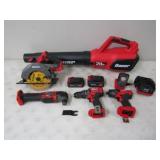 Bauer 20v Jet Fan Blower, 6.5in Circular Saw, &