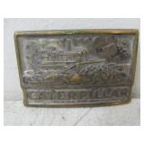 Caterpillar Brass Belt Buckle